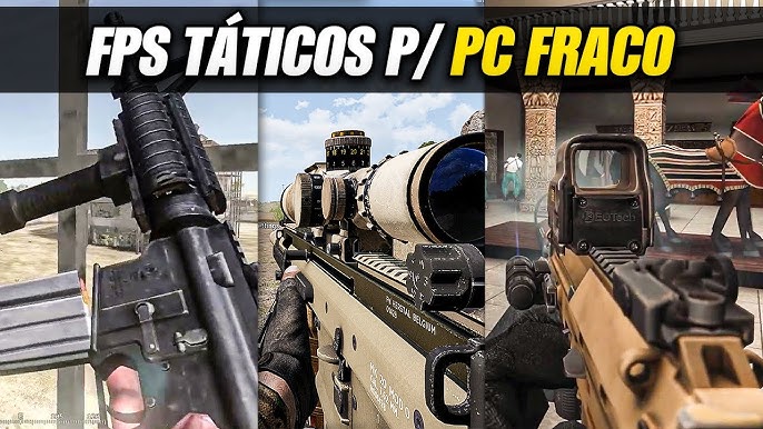 Os 17 melhores jogos de tiro para PC fraco 🔫 (Offline e Online) 1GB e 2GB  de RAM 