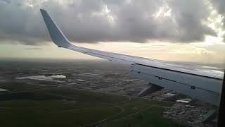 American Airlines 737- 800 flight from Orlando to Miami to Antigua