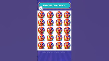 find the odd one out #find #oddoneout #visualpuzzle #brainteaser #mindgame #visualchallenge