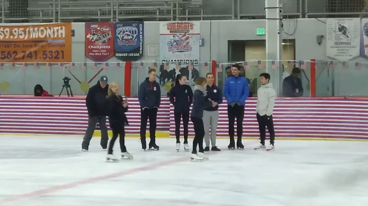 Lakewood Ice Olympic Send Off for Team Raf: Nathan Chen, Adam Rippon