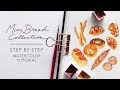 Mini Bread Collection: Step by Step Watercolor Tutorial
