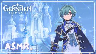 exploring Snezhnograd, Snezhnaya • genshin asmr • whispered, in-game music