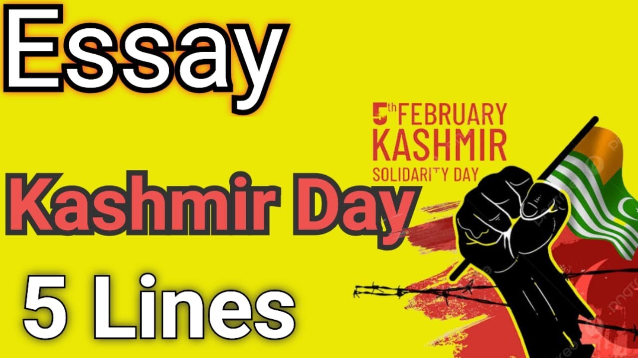 essay on kashmir day in english for school