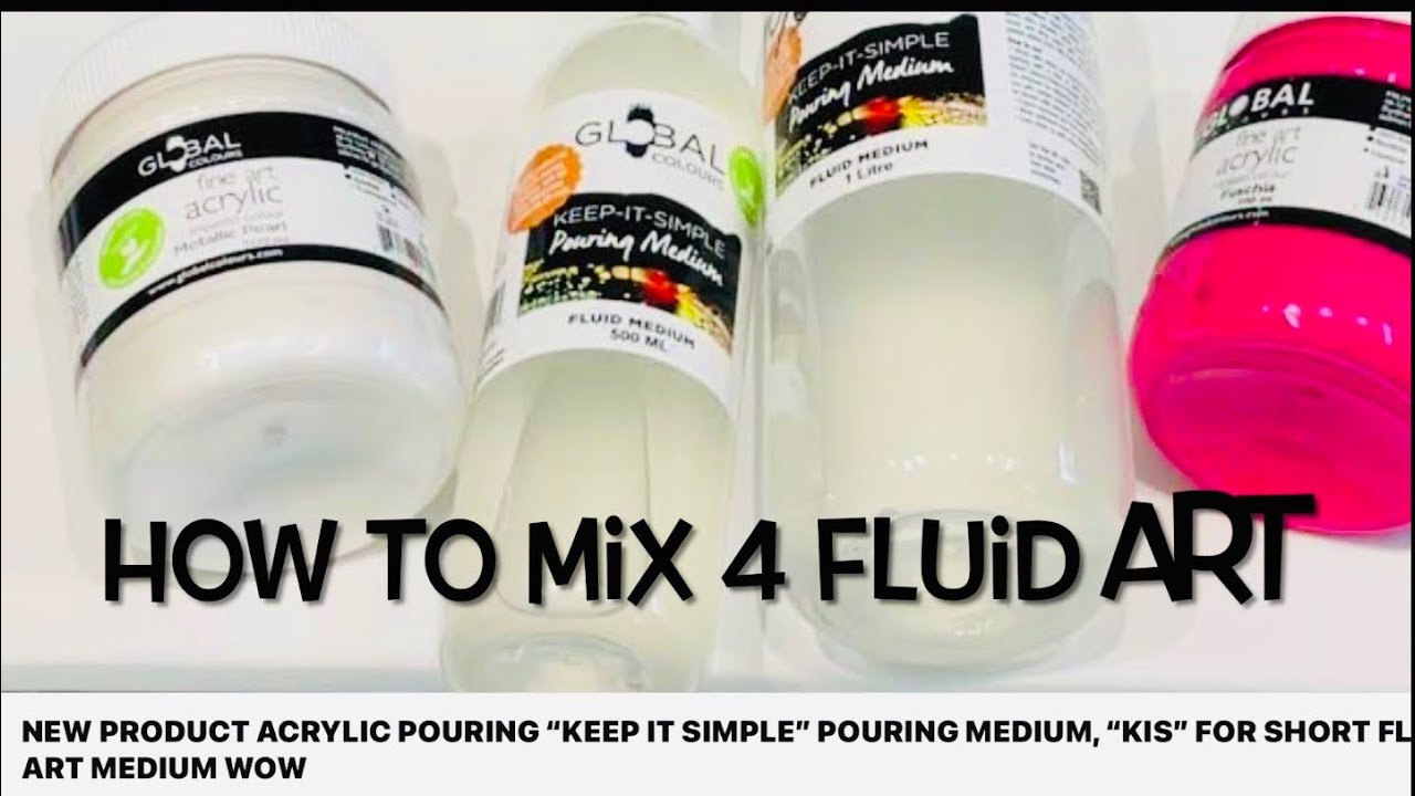 Pouring Mediums - Best Liquid Clear Alternative For Acrylics