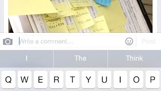 Facebook for iPhone: Commenting on a Post screenshot 2