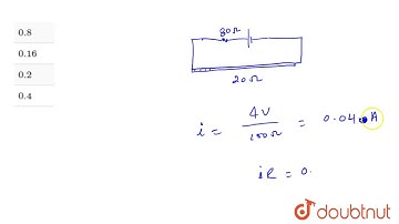 A potentiometer wire of length `10m` and resistance `20Omega` is connect