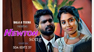 Newton meethu apple pola Song | Bala ❤️ Teena version| Mr.Innocent | trend Music| Tamil love story