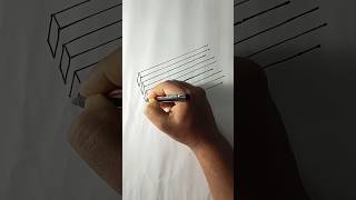 How to draw 3D illusion 😱 #shorts #viral