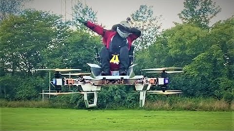 JOYSTICKS || One Man Octocopter Prototype (manned drone | multicopter)