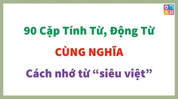 NHỚ NHANH 90 CẶP TỪ TIẾNG HÀN CÙNG NGHĨA RẤT THÔNG DỤNG