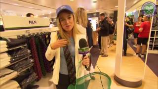Take a peek inside the Wimbledon shop