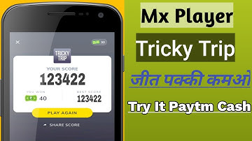 MXPLAYER TRICKY TRIP GAME HACK TRICK AND PLAYING TIPS HOW TO PLAY FOR BEGINNERS EARN