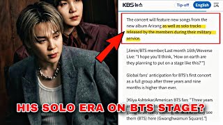 🔴one minute ago!!!  KBS Drops Bombshell: Jimin’s Solo Era Is Coming to the BTS Concert Stage