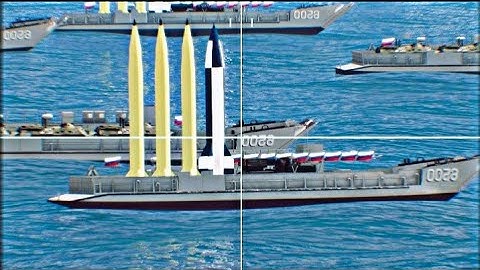 Russian aircraft carrier carrying ammunition was destroyed by a Ukrainian Taurus missile.