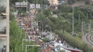 Full Barcelona protest after Catalan leaders jailed Update