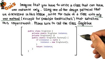 Choosing a Pattern Quiz Solution - Georgia Tech - Software Development Process