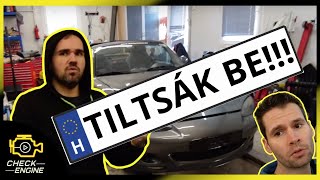 Inkább mi vesszük le a rendszámot, mielőtt a rendőr teszi - Check Engine Garázs