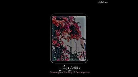 سورة الفاتحة - رعد الكردي / حالات واتس اب إسلامية