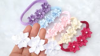 Faixa Com Flores Para Bebês