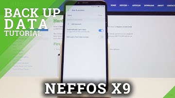 How to Enable Google Backup in NEFFOS X9 - Create Google Account