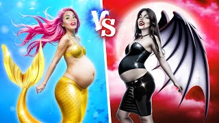 Беременная Русалка vs беременный Вампир! Русалка и Вампир стали родителями!