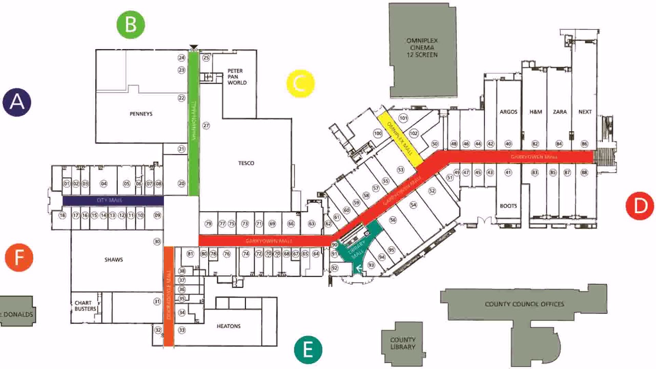 Floor Plans Shopping Mall YouTube