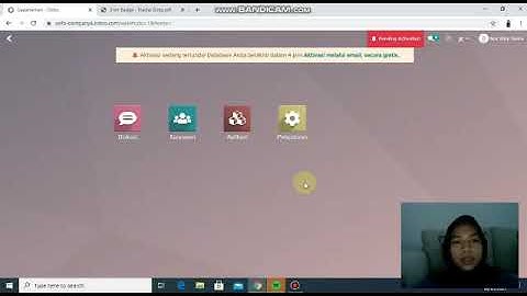 Implementasi Modul ERP (CRM, HRM, Inventory) menggunakan Apk Odoo
