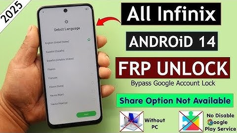 All infinix android 14 frp bypass remove google account | how to remove google account all infinix 