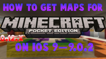 MCPE: How To Get Maps for Minecraft Pocket Edition! 9 -9.0.2 (NO COMPUTER) iPhone iPad iPod Touch