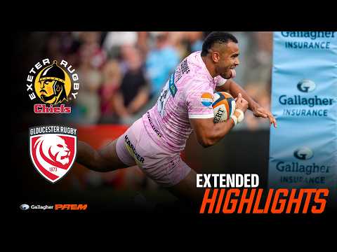 Exeter Chiefs v Gloucester EXTENDED HIGHLIGHTS | Gallagher PREM Rugby 26/27 | R1