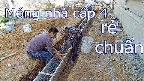 GIẢI PHÁP CHO MÓNG NHÀ CẤP 4 ĐẤT LIỀN THỔ, CỰC RẺ |Trần Đại TV