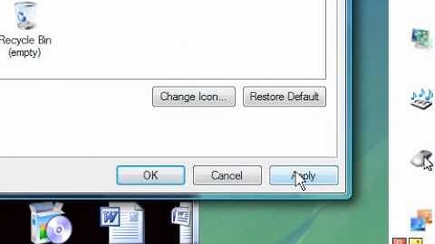 how to restore your recycle bin on vista