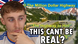Brit Reacting to The Most Dangerous Road in America - The Million Dollar Highway