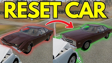 How To Respawn & Reset Car in BeamNG Drive