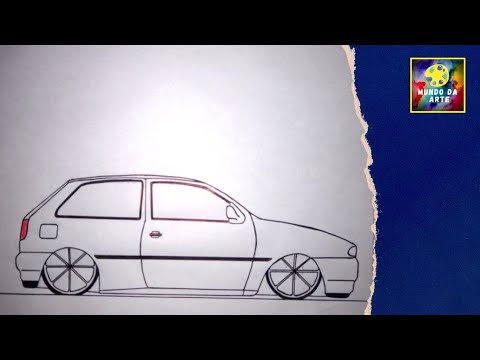 Gol top  Gol g4 rebaixado, Gol, Carros rebaixados desenho