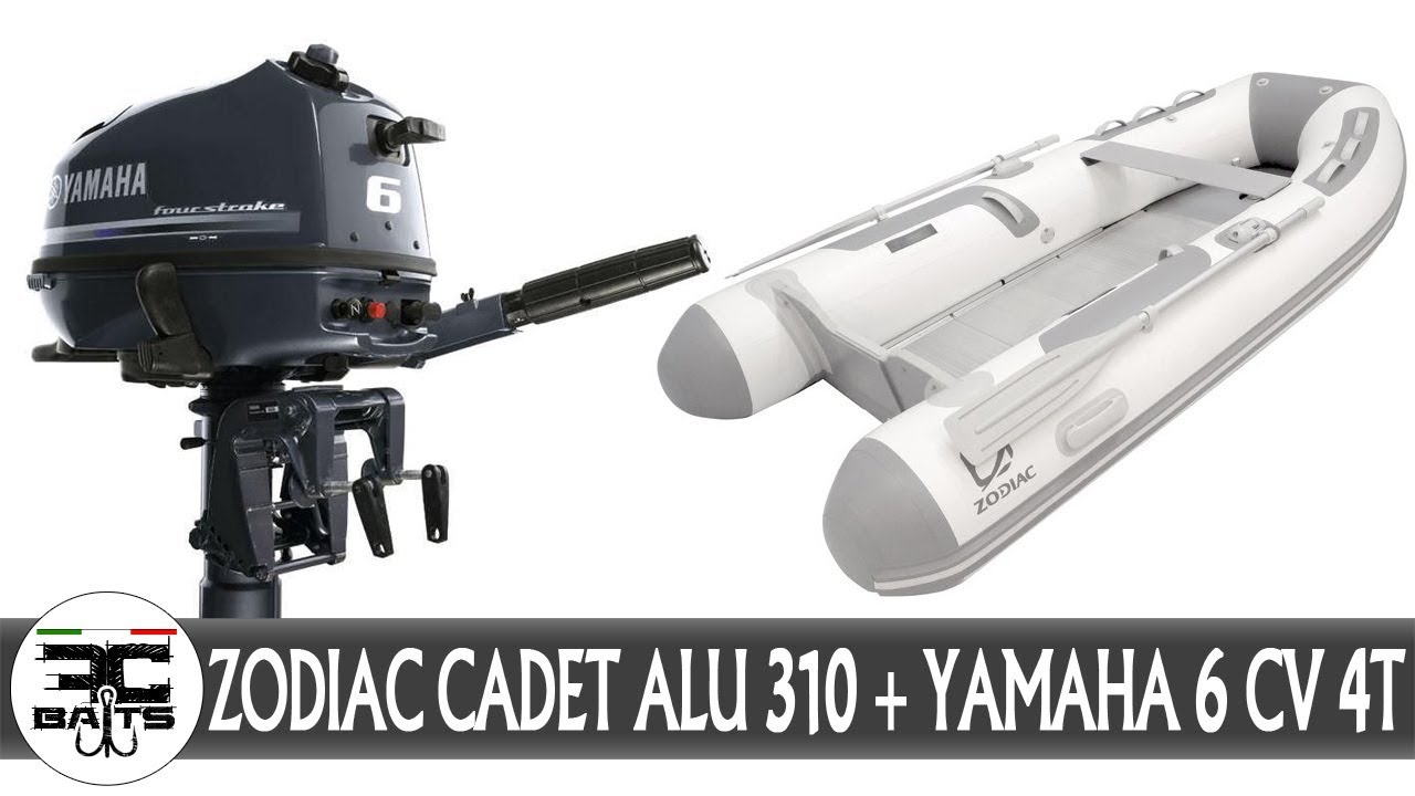 Zodiac Cadet Alu 310 Yamaha 6cv 4t