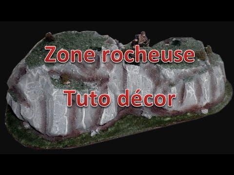 Zone rocheuse, tuto décor