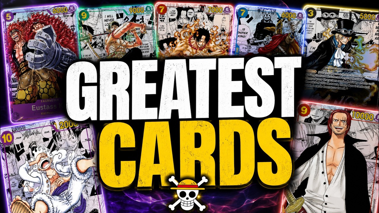 The 50 Greatest One Piece Cards Ever Made! - YouTube