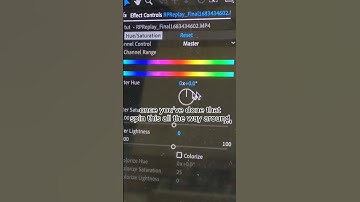 Rainbow hue tutorial no plugins after effects!