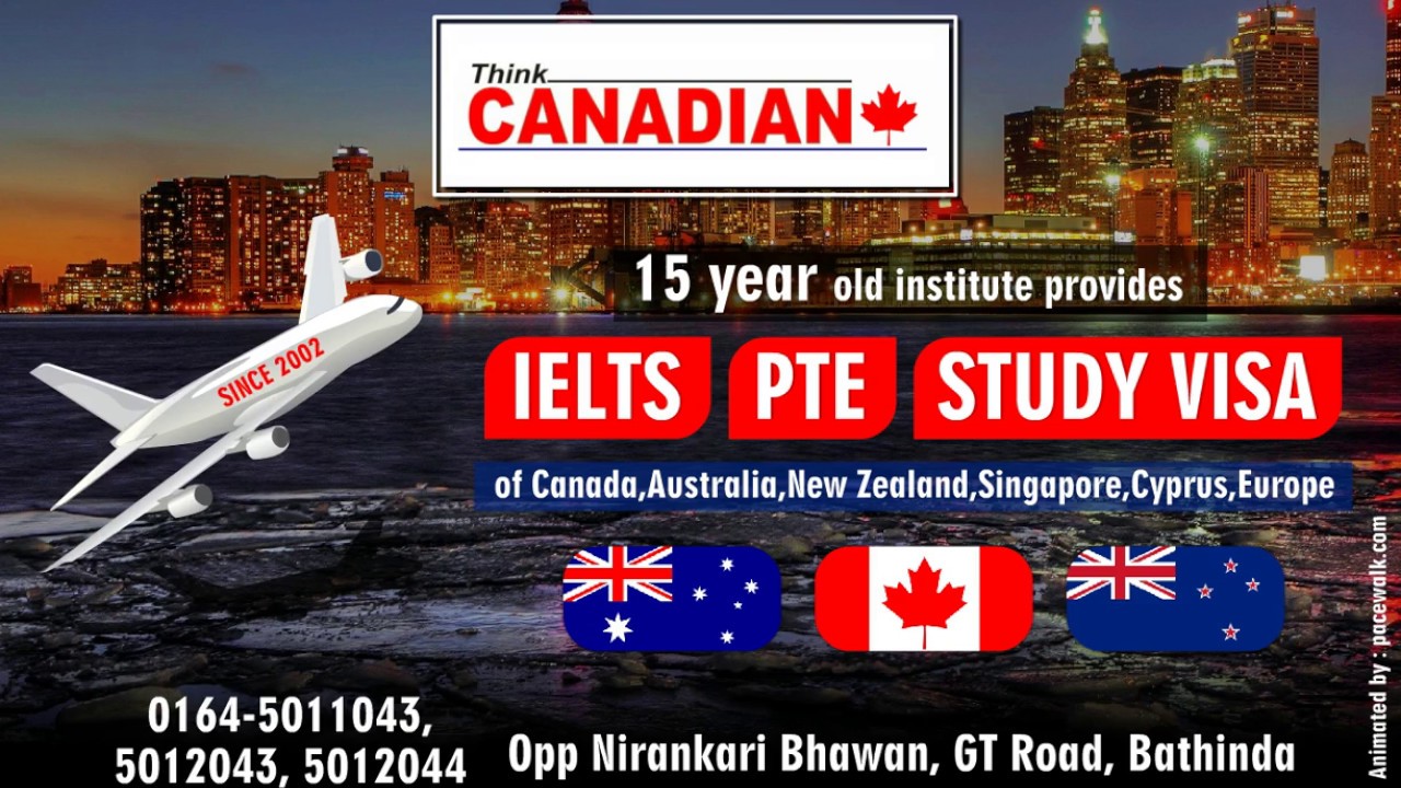 Canadian Institute Bathinda | Digital Advertisement | Video 2d Animation Brochure (VG-903)