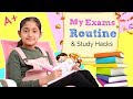 My EXAMS STUDY Routine - STUDENT HACKS | #Tips #Sketch #MyMissAnand