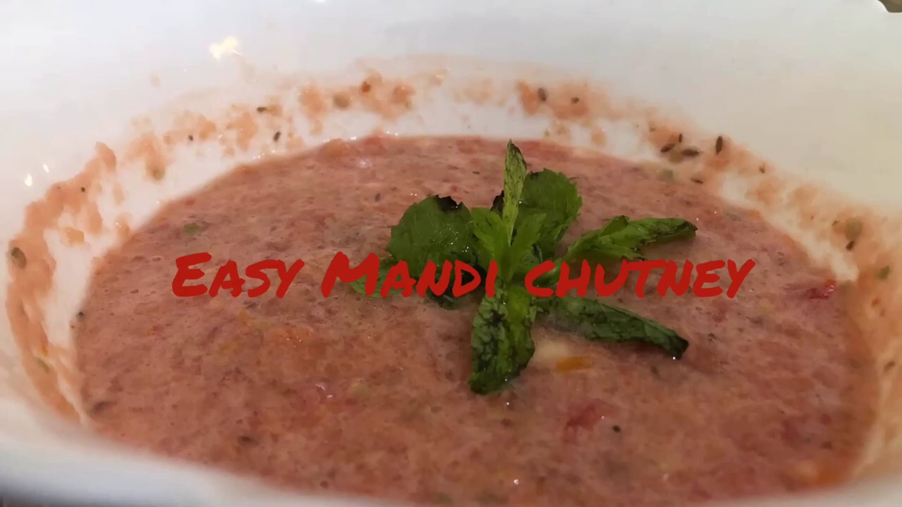 Mandi chutney/ Easy tomato salsa YouTube