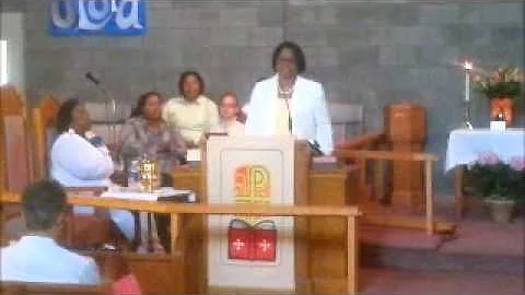 Minister Cathy Collins Singing.wmv