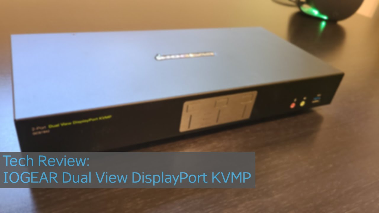 IOGEAR 2-Port 4K Dual View DisplayPort KVMP (GCS1942) KVM Tech Review  YouTube