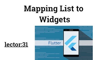 Mapping List to Widgets