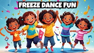 Party Freeze Dance Song - Preschool Songs for Circle Time #kidssong #kids #nurseryrhymes