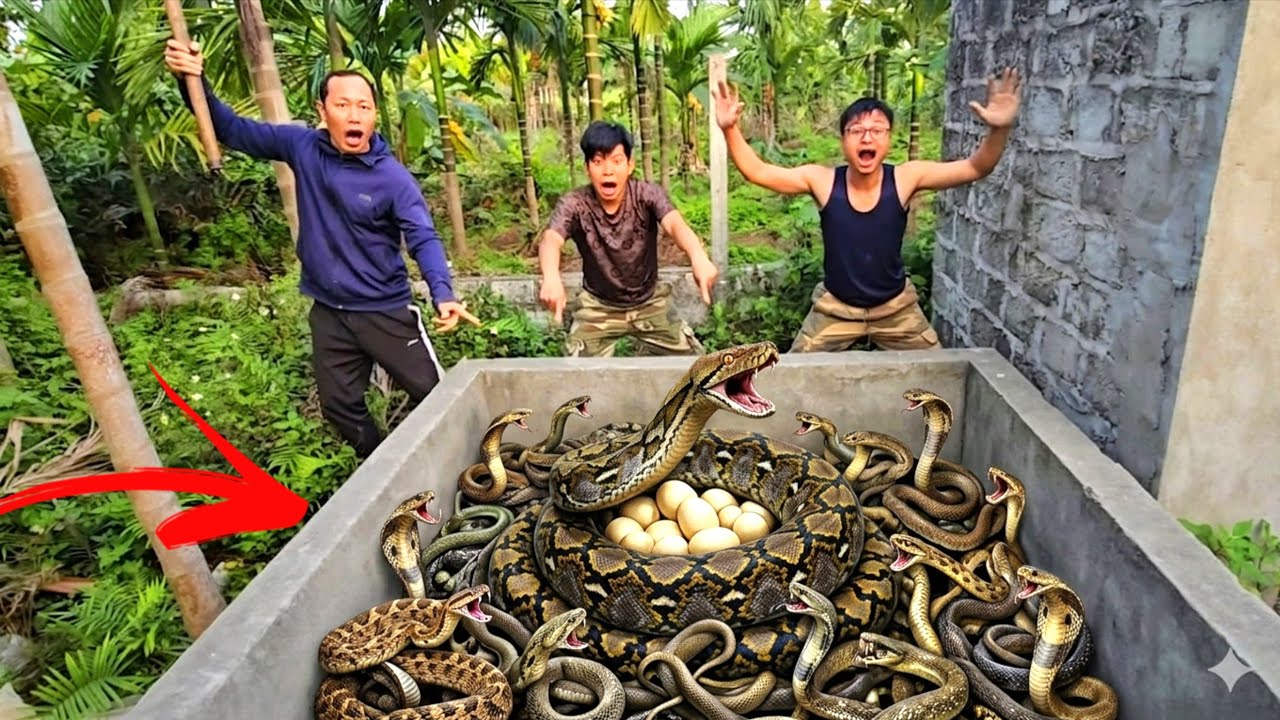king python89 | brave hunter catches giant pythons,... Brave Expert Catch Giant Golden Pythons And 100 Dragon Snakes - YouTube