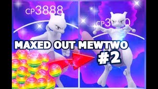 Pokemon Go Maxing Out My Second Mewtwo 2 Max Cp Mewtwo Vs Gengar Raids Youtube