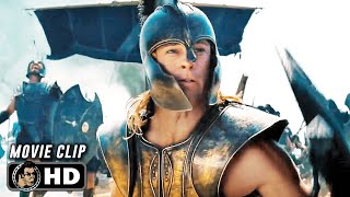 Beach Battle Scene | TROY (2004) Brad Pitt, Movie CLIP HD