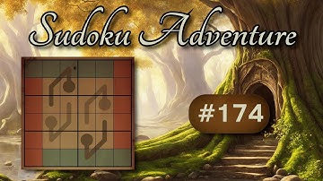 Sudoku Adventure #174  - "Water Ballet" by Sandra & Nala